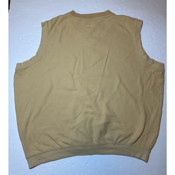 Bolle Golf Vest Sweater Mens Size XXL Yellow 100% Cotton - Picture 5 of 6